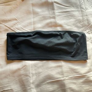 Black tube top, tube top, mini tube top